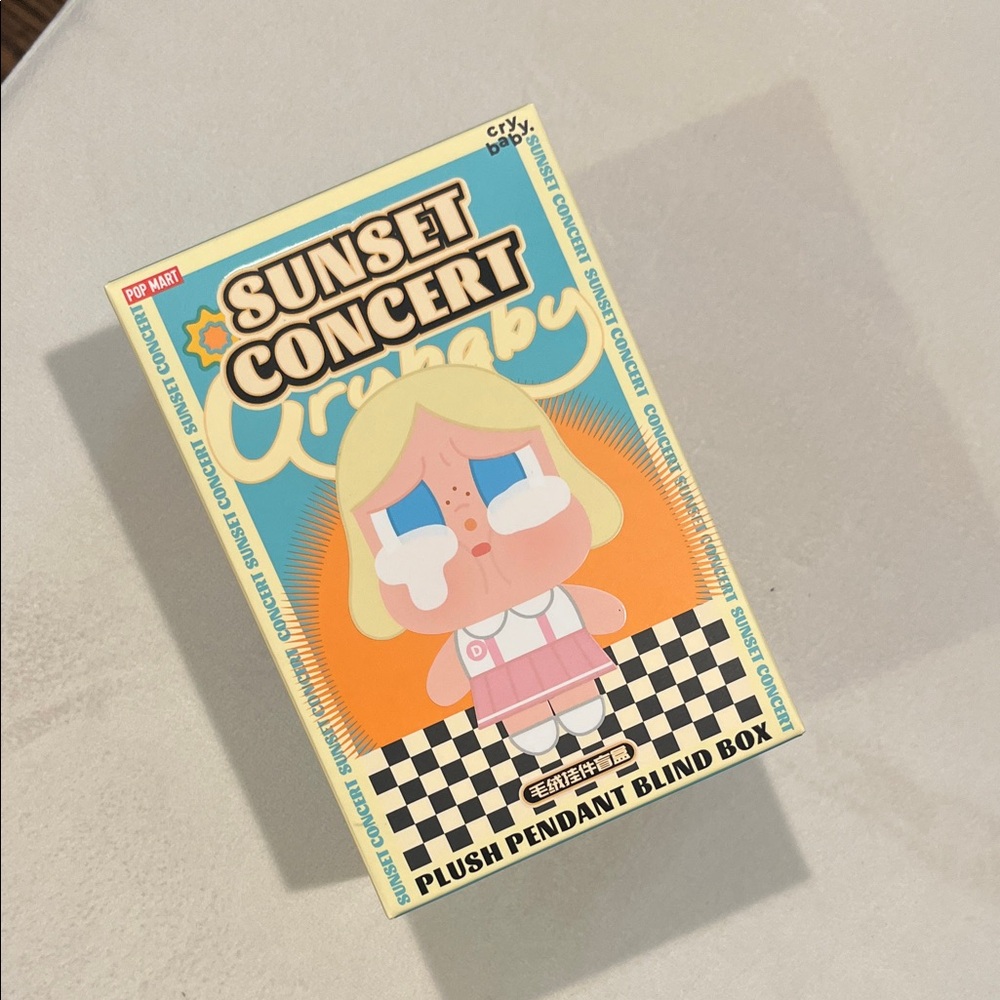 Cry Baby Sunset Concert Plush Pendant Blind Box - Dim Green